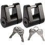 2 Set Trailer Hitch Coupler Lock Trailer Coupler Padlock 1/4 Inch Hitch Pin 3/4 Coupler Span for Truck V1189-LWWAL-20260325-01808