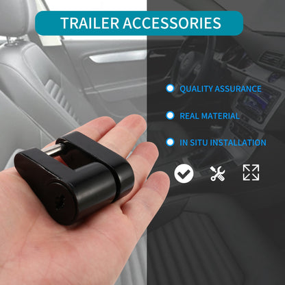 2 Set Trailer Hitch Coupler Lock Trailer Coupler Padlock 1/4 Inch Hitch Pin 3/4 Coupler Span for Truck V1189-LWWAL-20260325-01808