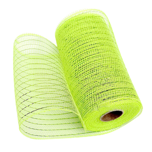 JWDX Gift Yarn Clearance, Packaging Ribbon, Poly Mesh Ribbon with Metallic Foil Each Roll for Wreaths Swags V1189-LWWAL-20260325-01824