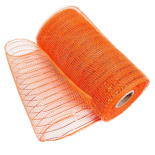 JWDX Gift Yarn Clearance, Packaging Ribbon, Poly Mesh Ribbon with Metallic Foil Each Roll for Wreaths Swags V1189-LWWAL-20260325-01829
