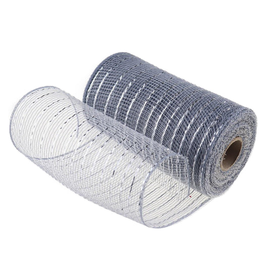 JWDX Gift Yarn Clearance, Packaging Ribbon, Poly Mesh Ribbon with Metallic Foil Each Roll for Wreaths Swags V1189-LWWAL-20260325-01830