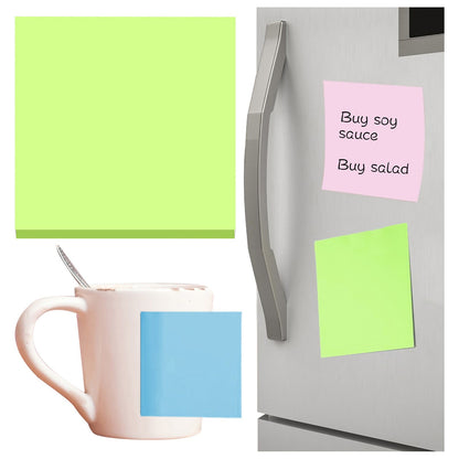 JWDX Post-It Notes Clearance, Sticky Note, 3*3 Feet Tearable and Super Sticky Notes, Bright Colors 100 Sheets V1189-LWWAL-20260325-01831