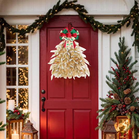 Christmas Decor: Wreath, 3Pcs Wreath Boards Wood Triangular Wreath Frame with Holes Decorative Diy Crafts! V1189-LWWAL-20260325-01832