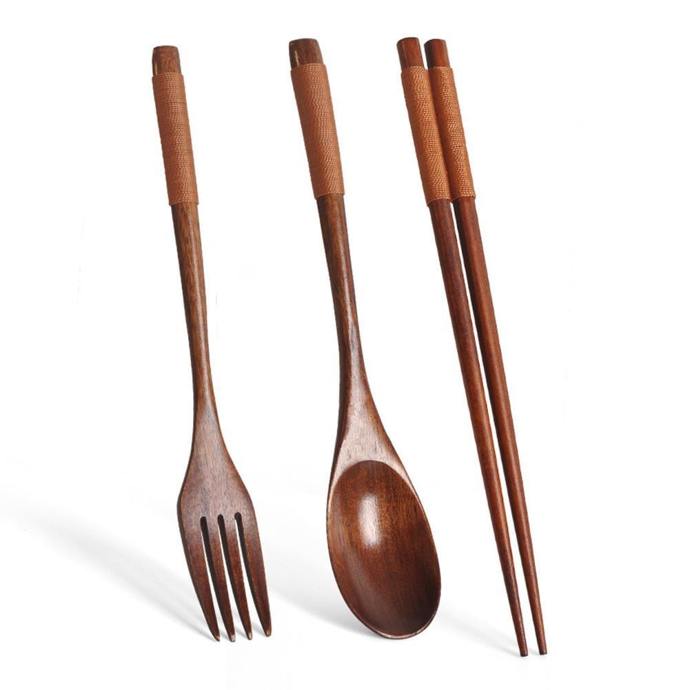 Japanese Natural Chopsticks Wooden Spoon Fork Cutlery Style Set BEST E2B9 V1189-LWWAL-20260325-01833