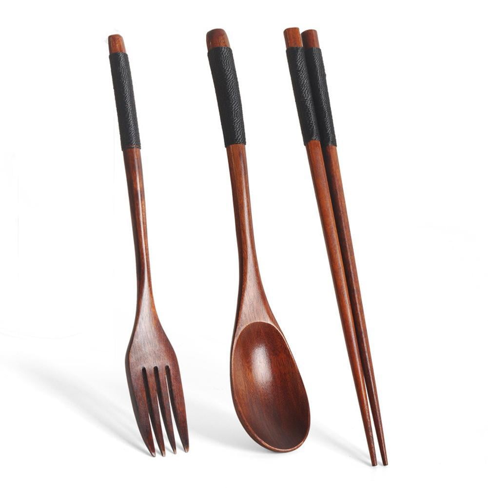 Japanese Natural Chopsticks Wooden Spoon Fork Cutlery Style Set BEST E2B9 V1189-LWWAL-20260325-01833