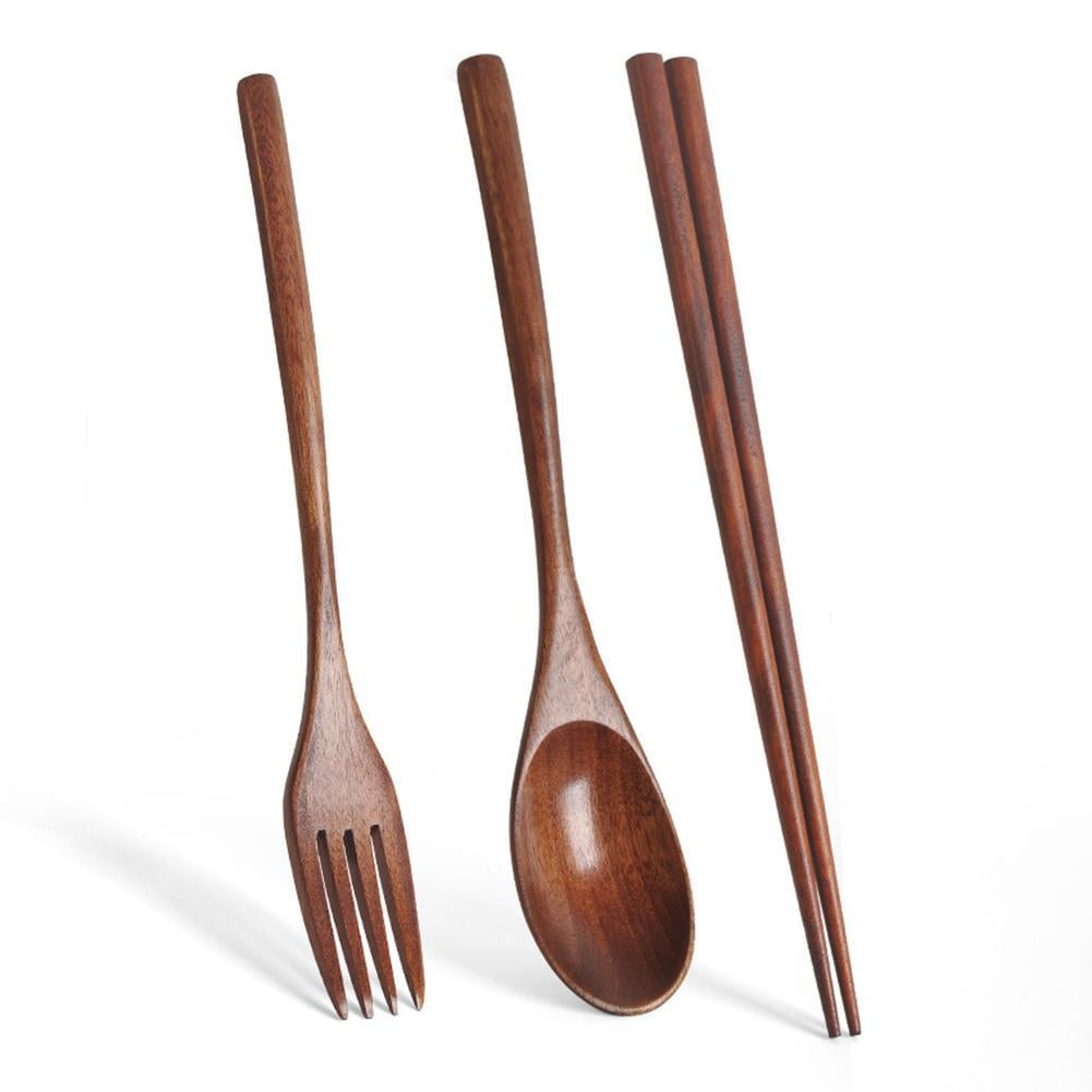 Japanese Natural Chopsticks Wooden Spoon Fork Cutlery Style Set BEST E2B9 V1189-LWWAL-20260325-01833