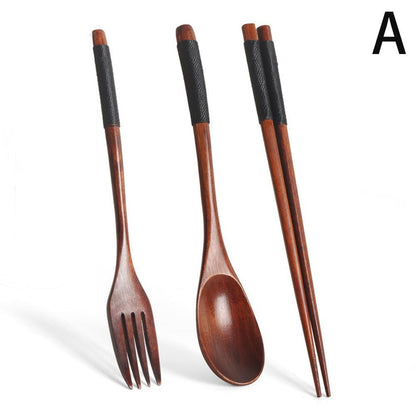 Japanese Natural Chopsticks Wooden Spoon Fork Cutlery Style Set BEST E2B9 V1189-LWWAL-20260325-01833