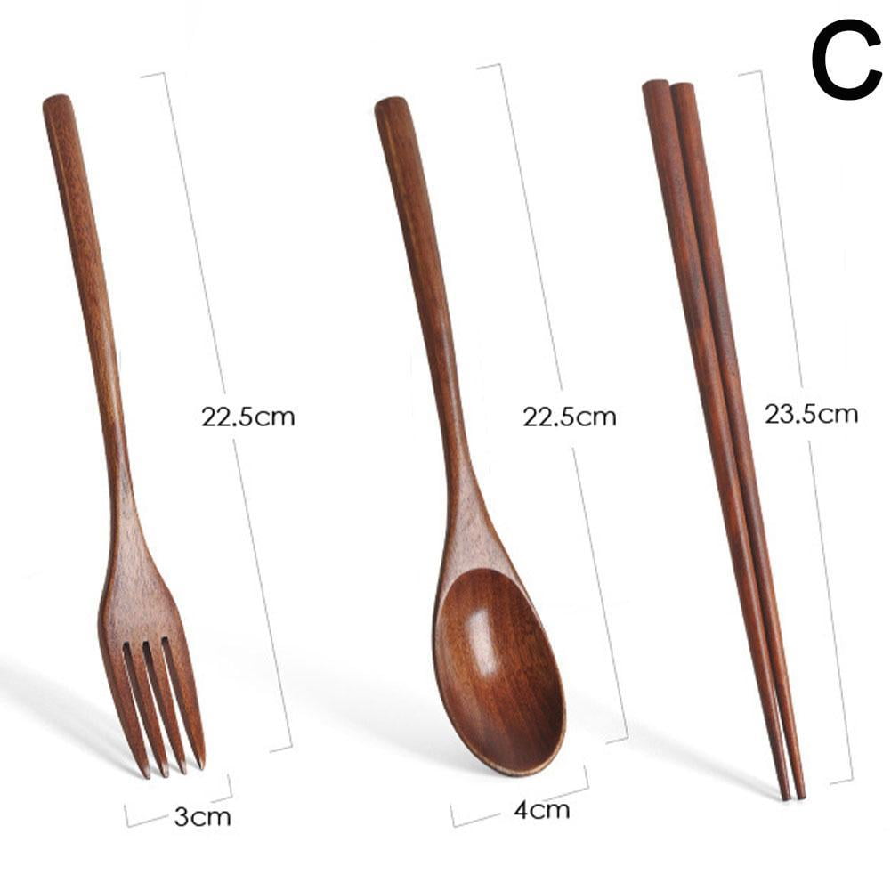 Japanese Natural Chopsticks Wooden Spoon Fork Cutlery Style Set BEST E2B9 V1189-LWWAL-20260325-01833