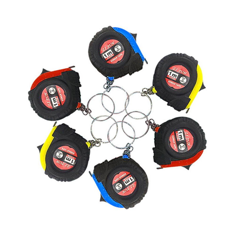 Ruler Retractable Tape Size Metric Measure 1m Pocket Chain color Key Random Tools & Home Improvement, Key V1189-LWWAL-20260325-01852