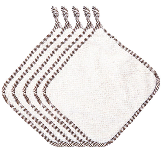 JWDX Wipes Clearance, 5Pcs Rag Dish Cloth Water Absorption Thickening Pot Washing Towel Table Home Kitchen V1189-LWWAL-20260325-01855