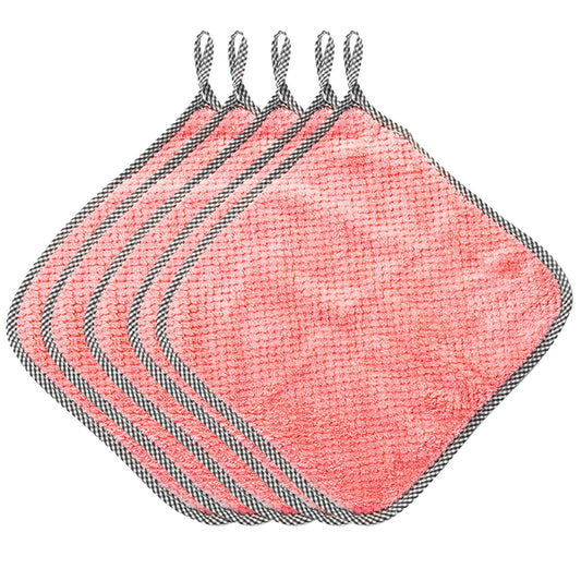 JWDX Wipes Clearance, 5Pcs Rag Dish Cloth Water Absorption Thickening Pot Washing Towel Table Home Kitchen V1189-LWWAL-20260325-01856