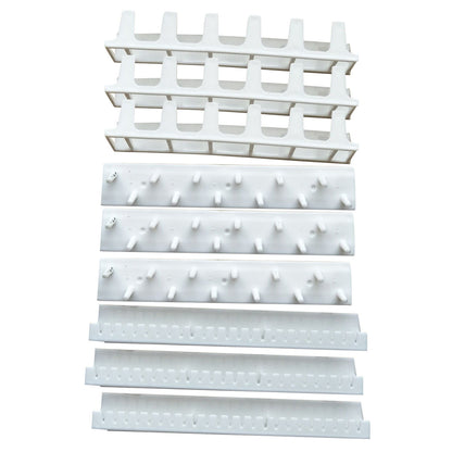Adhesive Curtain Rod Hooks 9 in 1 Adhesive Paste Wall Hanging Storage Hooks Jewelry Display Organizer V1189-LWWAL-20260325-01858