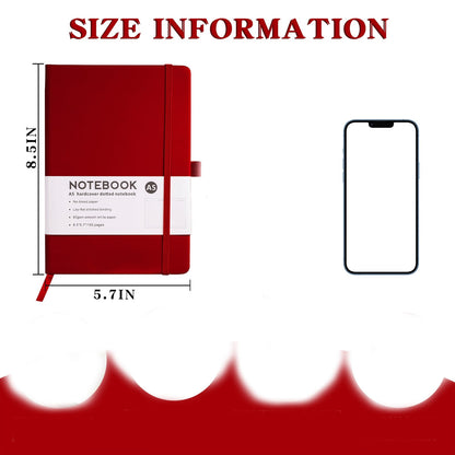 Blank Notebooks Lined Classic Pocket Notebook Journal [ Leather Hard Cover ][ 100 Gsm ] [ Ruled ] Premium V1189-LWWAL-20260325-01868