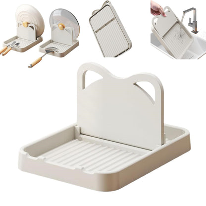 JWDX Rack Clearance, Spoon Rest with Lid Holder: Foldable Silicone Spoon Holder High Temperature Spoon V1189-LWWAL-20260325-01873