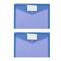 Zip Pencil 2 Pack Plastic Envelopes Poly Envelopes Sooez Clear Document Folders Us Letter A4 Size Newyear V1189-LWWAL-20260325-01880