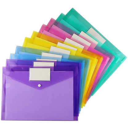 Zip Pencil 2 Pack Plastic Envelopes Poly Envelopes Sooez Clear Document Folders Us Letter A4 Size Newyear V1189-LWWAL-20260325-01880