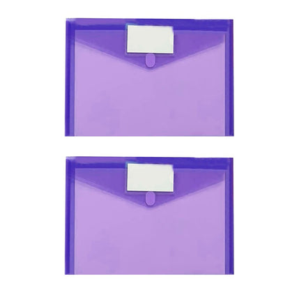Zip Pencil 2 Pack Plastic Envelopes Poly Envelopes Sooez Clear Document Folders Us Letter A4 Size Newyear V1189-LWWAL-20260325-01881