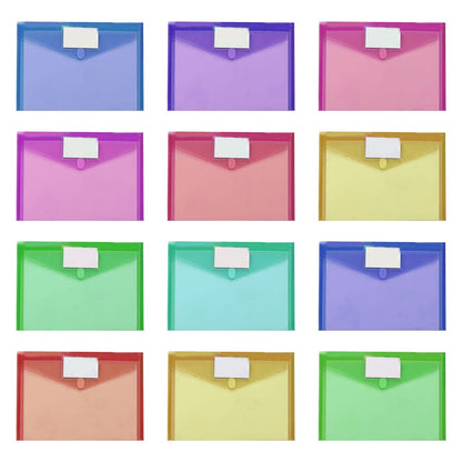 Zip Pencil 2 Pack Plastic Envelopes Poly Envelopes Sooez Clear Document Folders Us Letter A4 Size Newyear V1189-LWWAL-20260325-01881