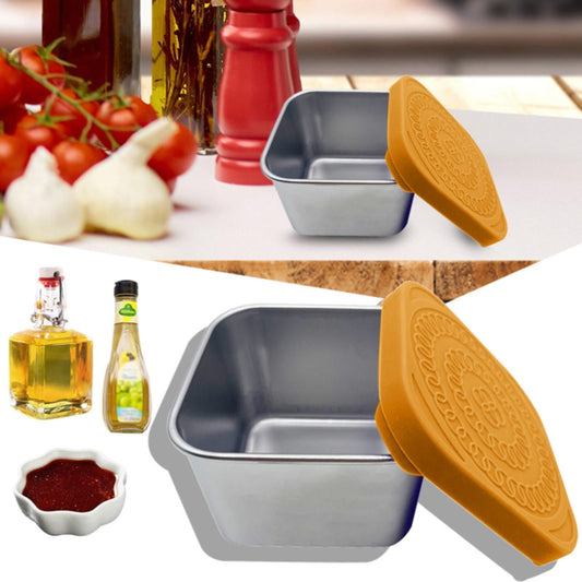 JWDX Tableware, 304 Stainless Steel Snack Box, Kitchen Supplies Clearance, Snack Box Leakproof Small Food V1189-LWWAL-20260325-01883