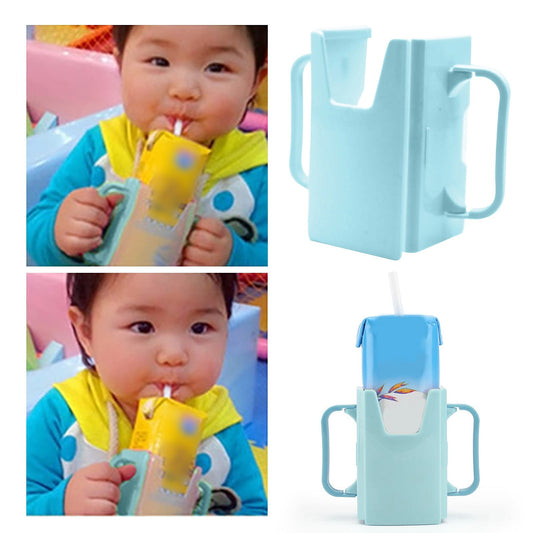 JWDX Juice Box Holder Clearance, 2025 Japanese and Korean Infant Water Cup Holder Carton Milk Adjustable Anti V1189-LWWAL-20260325-01911