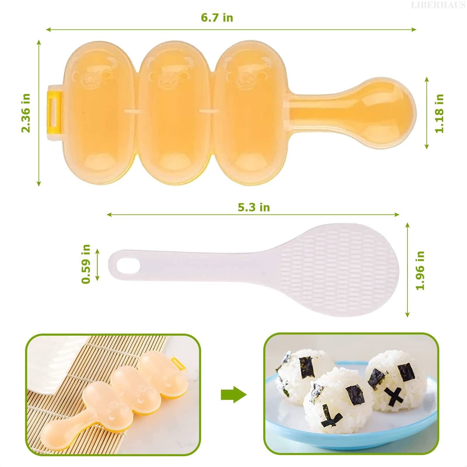 JWDX Cake Mould Clearance, Rice Maker with Rice Kitchen Cooking Tools for Home Kitchen Rice Rice Shaper Rice V1189-LWWAL-20260325-01912