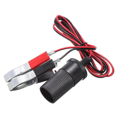 12V Battery Clip To Car Cigarette Lighter Female Socket Clamp Adapter Cable H6N5 V1189-LWWAL-20260325-01927