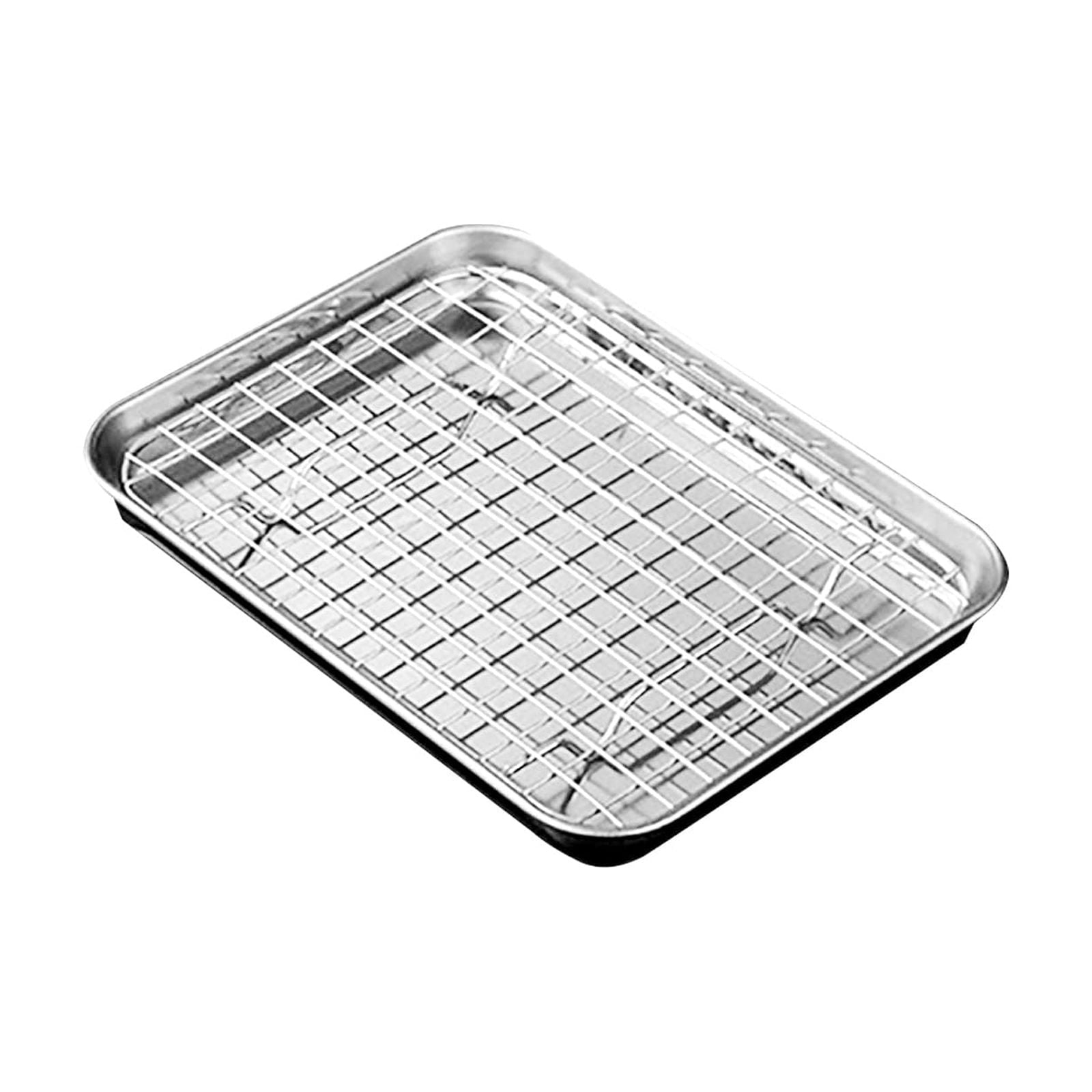 JWDX Baking Trays and Trays Clearance, 1 Set Stainless Stel Bakeware Rectangular Tray Food Storage Tray App V1189-LWWAL-20260325-01941