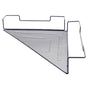 JWDX Rack Clearance, Floating Corner Shelf Wire Desk Sundries Storage Rack Cubicles Hanging Corner Shelf V1189-LWWAL-20260325-01942