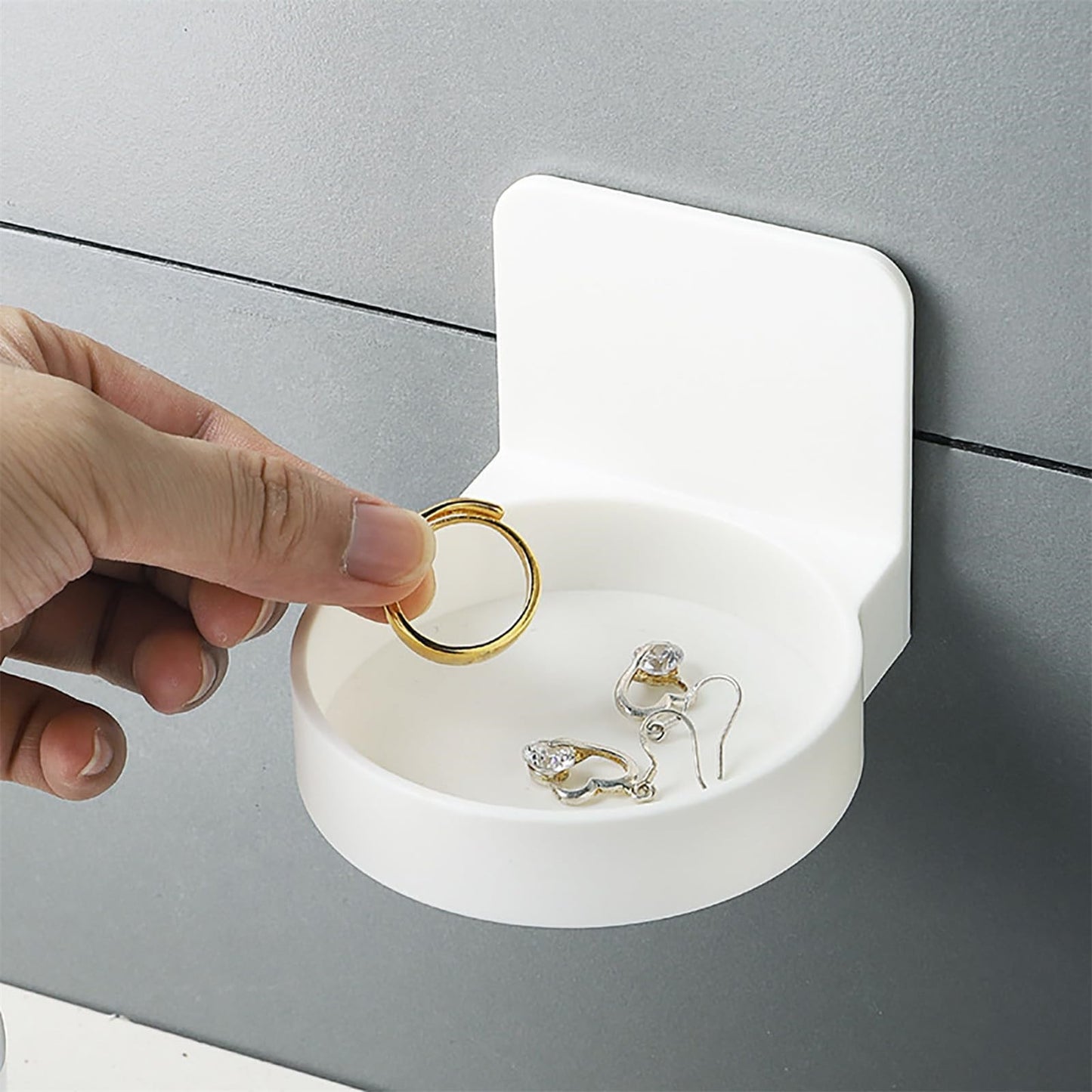 JWDX Rack Clearance, Wall Mounted Cup Holder Versatile Saving Cup Organizer for Home Bathroom As shown V1189-LWWAL-20260325-01943