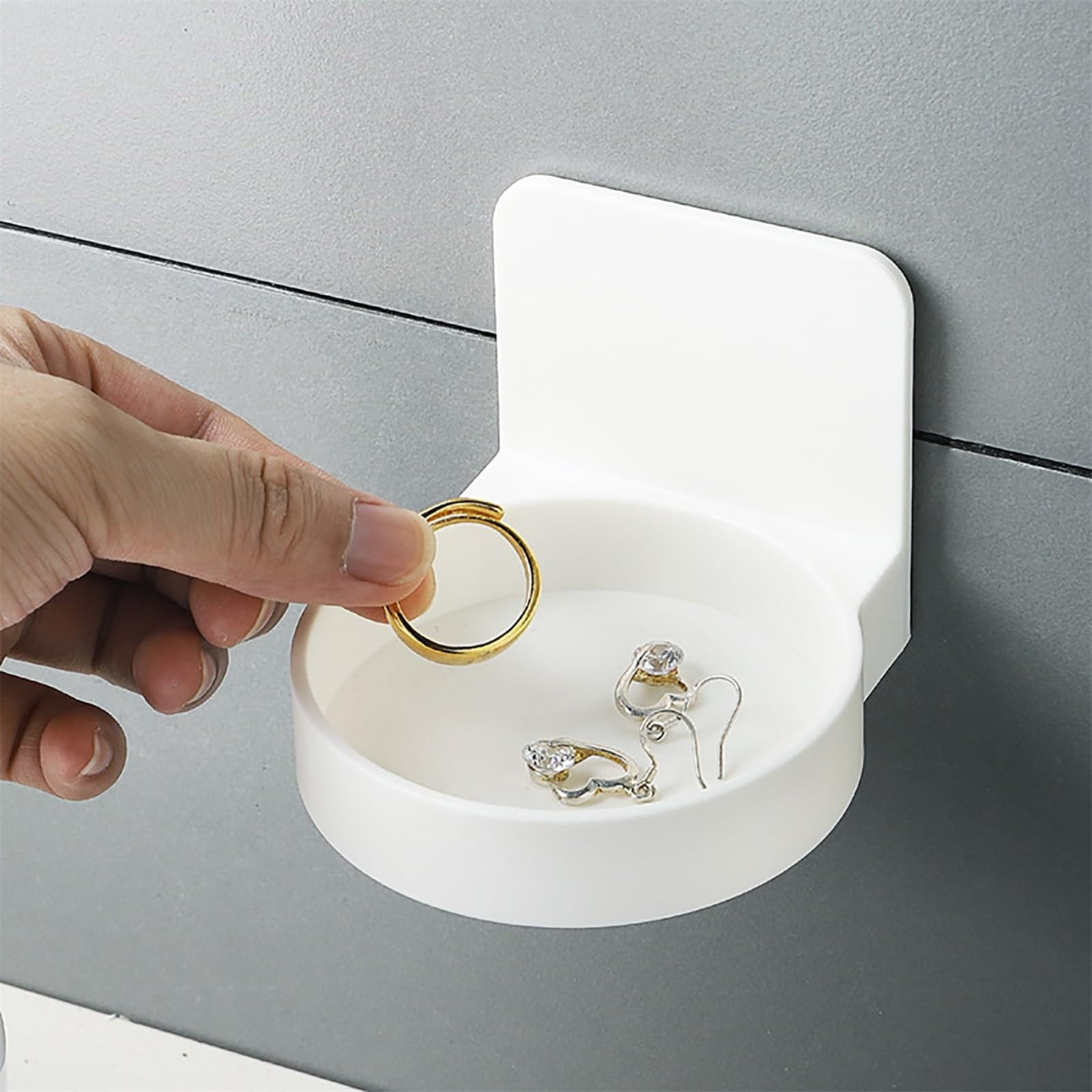 JWDX Rack Clearance, Wall Mounted Cup Holder Versatile Saving Cup Organizer for Home Bathroom As shown V1189-LWWAL-20260325-01943