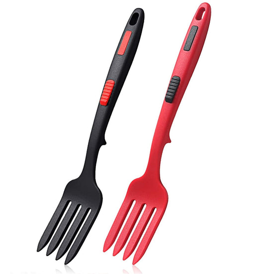 JWDX Cooking Utensils Clearance, 2Pcs Silicone Flexible Fork Heat Cooking Fork Tools Dishwasher Kitchen Fork V1189-LWWAL-20260325-01949