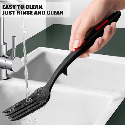 JWDX Cooking Utensils Clearance, 2Pcs Silicone Flexible Fork Heat Cooking Fork Tools Dishwasher Kitchen Fork V1189-LWWAL-20260325-01949