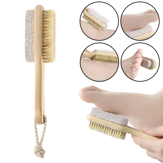 JWDX Cleaning Brush Clearance, Scrub Tool Pedicure Tools for Feet Body Brush Foot Scraper Exfoliating Wooden V1189-LWWAL-20260325-01951