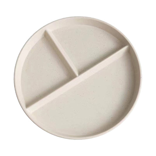 JWDX Tableware Clearance, Wheat Plates for Adults Reusable Dinnerware Set Kids Divided Plate Bariatric V1189-LWWAL-20260325-01962