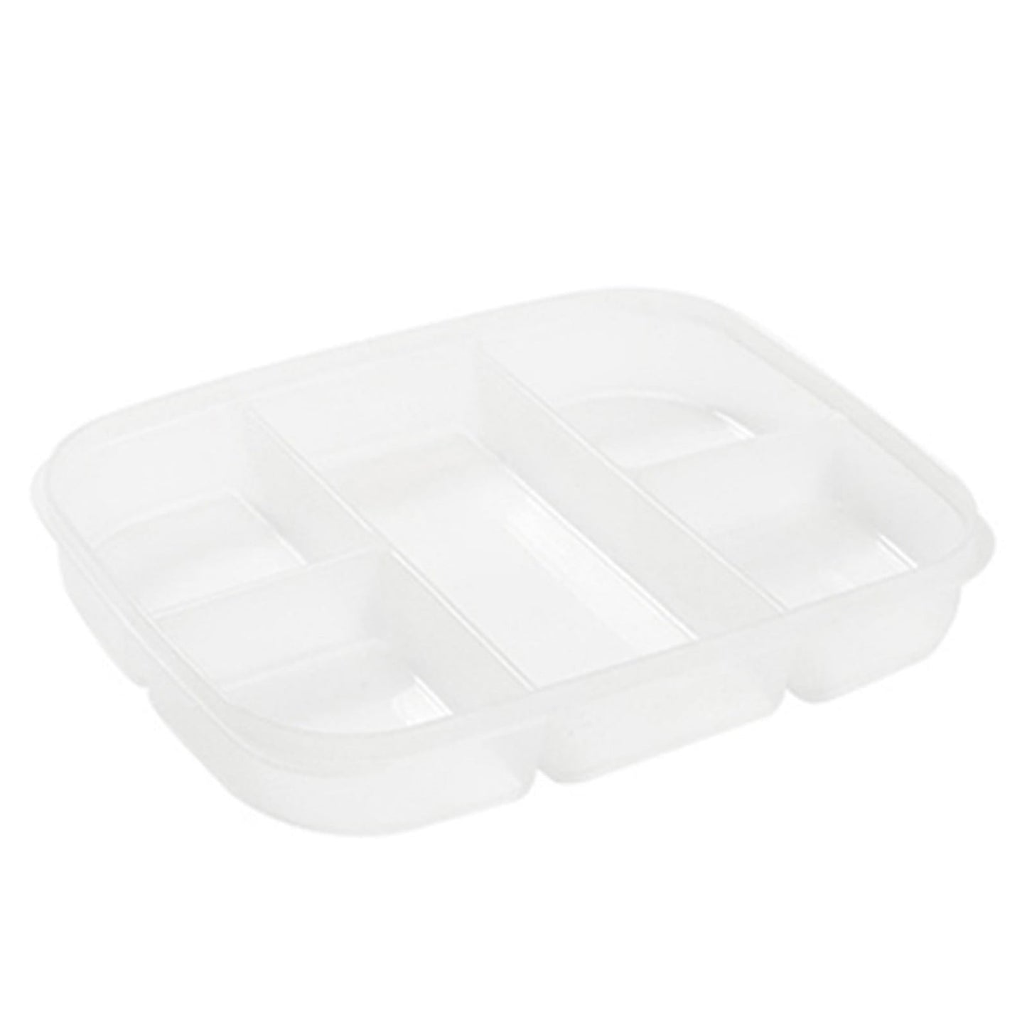 JWDX Food Storage Clearance, Divided Veggie Tray with Lid Vegetable Storage Square Relish Serving Platter V1189-LWWAL-20260325-01991