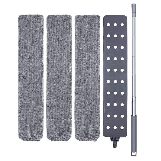 JWDX Dusting Duster Clearance, Retractablegap Dust Brush with 3 Pieces of Superfiber Dust Cloth Long Handle V1189-LWWAL-20260325-01998