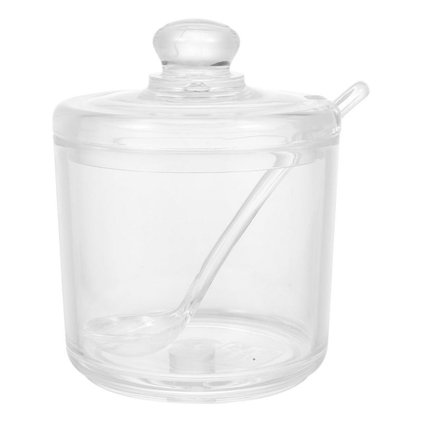 JWDX Seasoning Box Clearance, Clear Glass Sugar Bowl Set with Lid and Spoon D V1189-LWWAL-20260325-02007