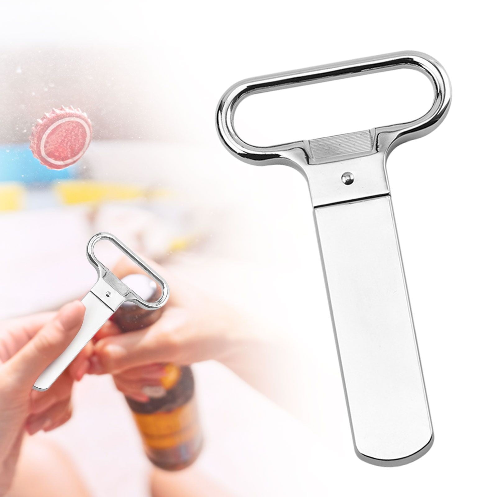 JWDX Bottle Opener Clearance, Bottle Openers Wine Cork Extractor Corkscrew Beer Corks Stainless Two Jaw V1189-LWWAL-20260325-02010