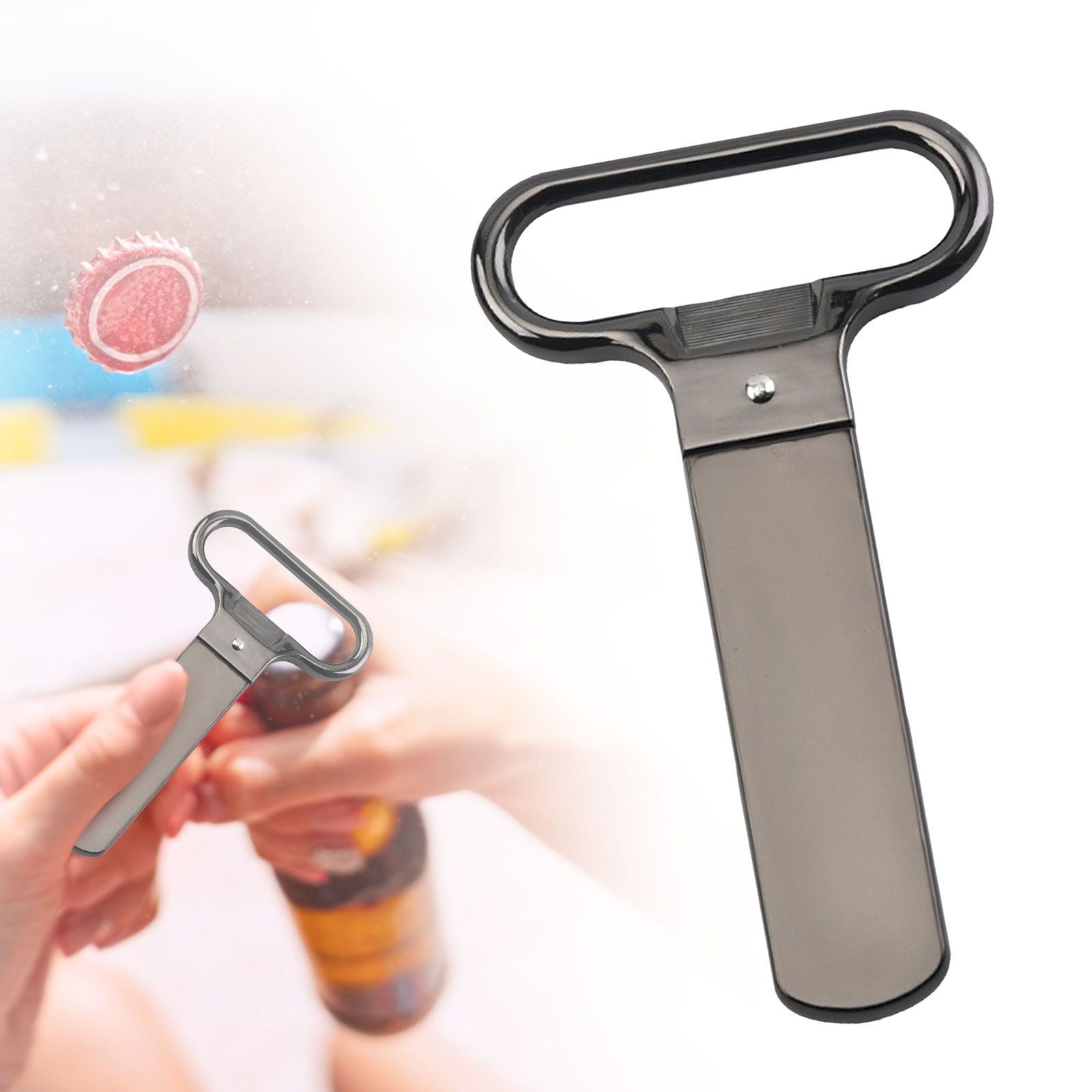 JWDX Bottle Opener Clearance, Bottle Openers Wine Cork Extractor Corkscrew Beer Corks Stainless Two Jaw V1189-LWWAL-20260325-02012