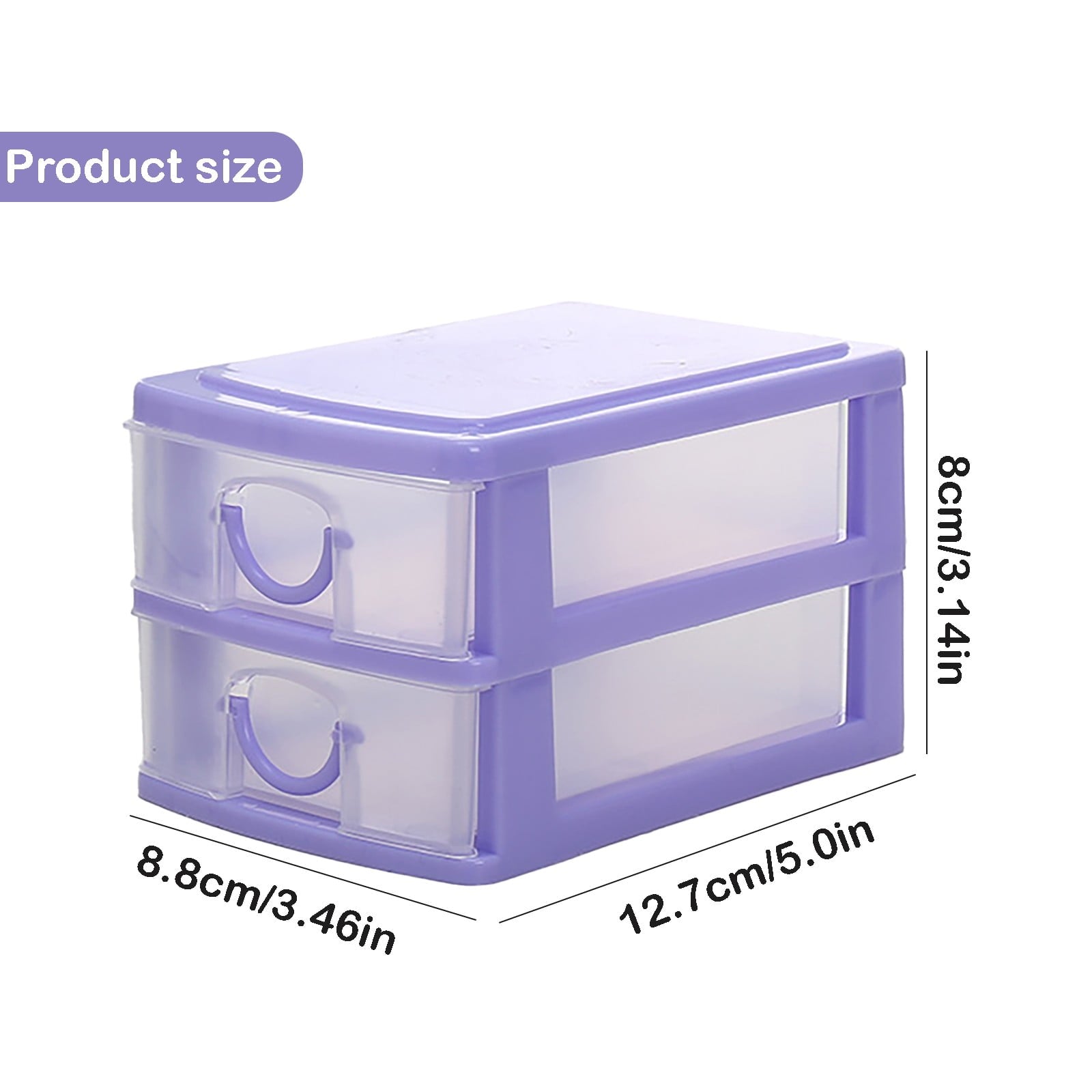 JWDX Rack Clearance, Mini Desktop Drawer Multi Layer Plastic Drawer Storage Box Cosmetic Storage Container V1189-LWWAL-20260325-02028