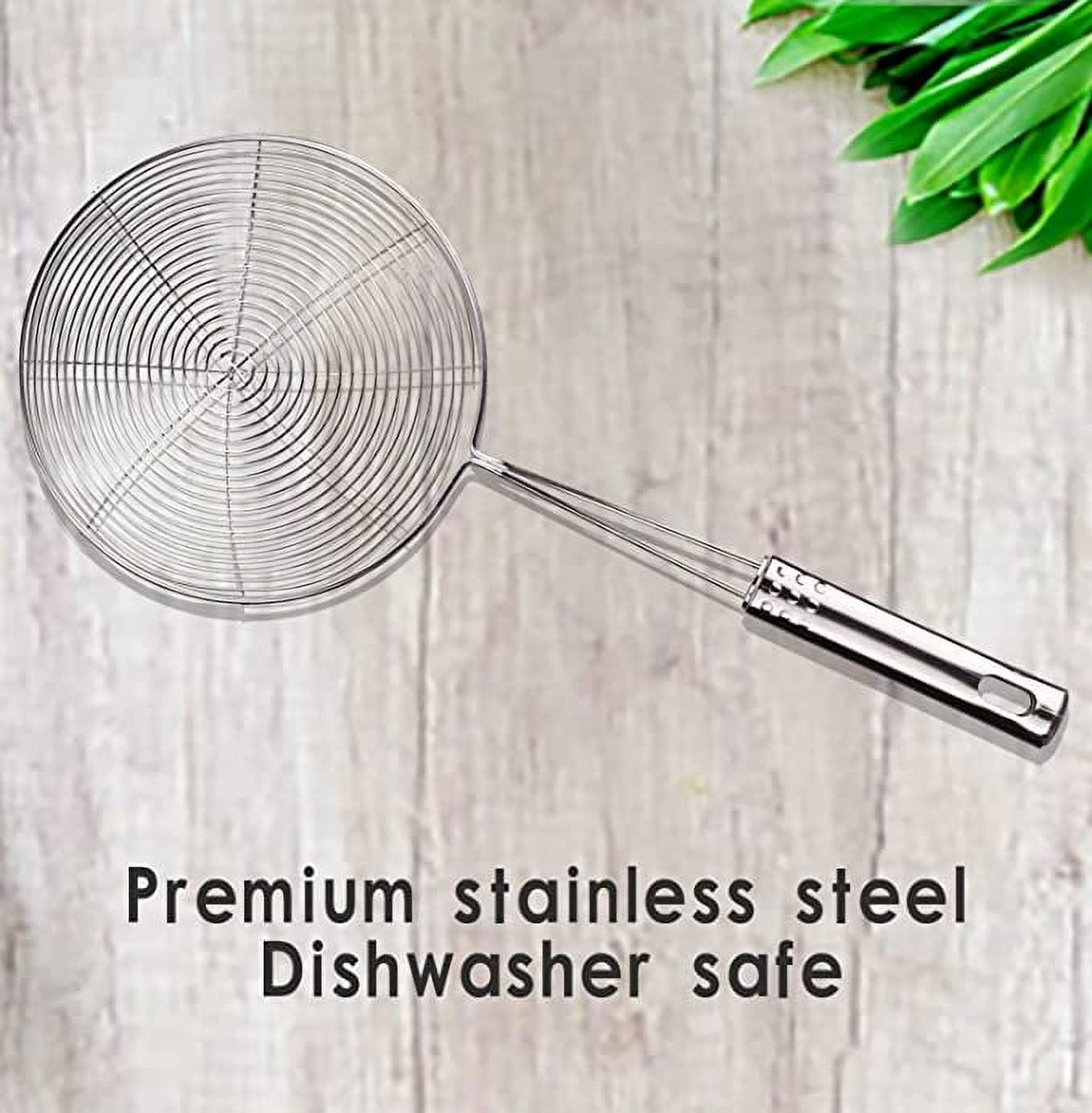 JWDX Strainers Clearance, Stainless Strainer for Cooking and Frying Kitchen Utensils Wire Strainer Pasta V1189-LWWAL-20260325-02029