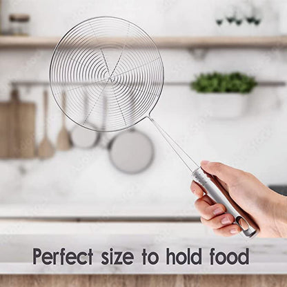JWDX Strainers Clearance, Stainless Strainer for Cooking and Frying Kitchen Utensils Wire Strainer Pasta V1189-LWWAL-20260325-02029