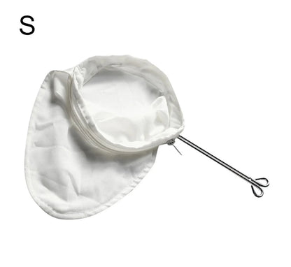 JWDX Strainers Clearance, 1Reusable Coffee Powder Tea Mesh Filter Bag with Stainless Handle Cotton Cloth V1189-LWWAL-20260325-02041