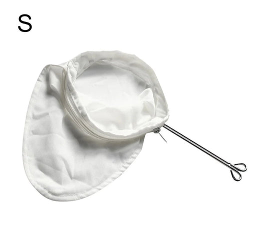 JWDX Strainers Clearance, 1Reusable Coffee Powder Tea Mesh Filter Bag with Stainless Handle Cotton Cloth V1189-LWWAL-20260325-02041