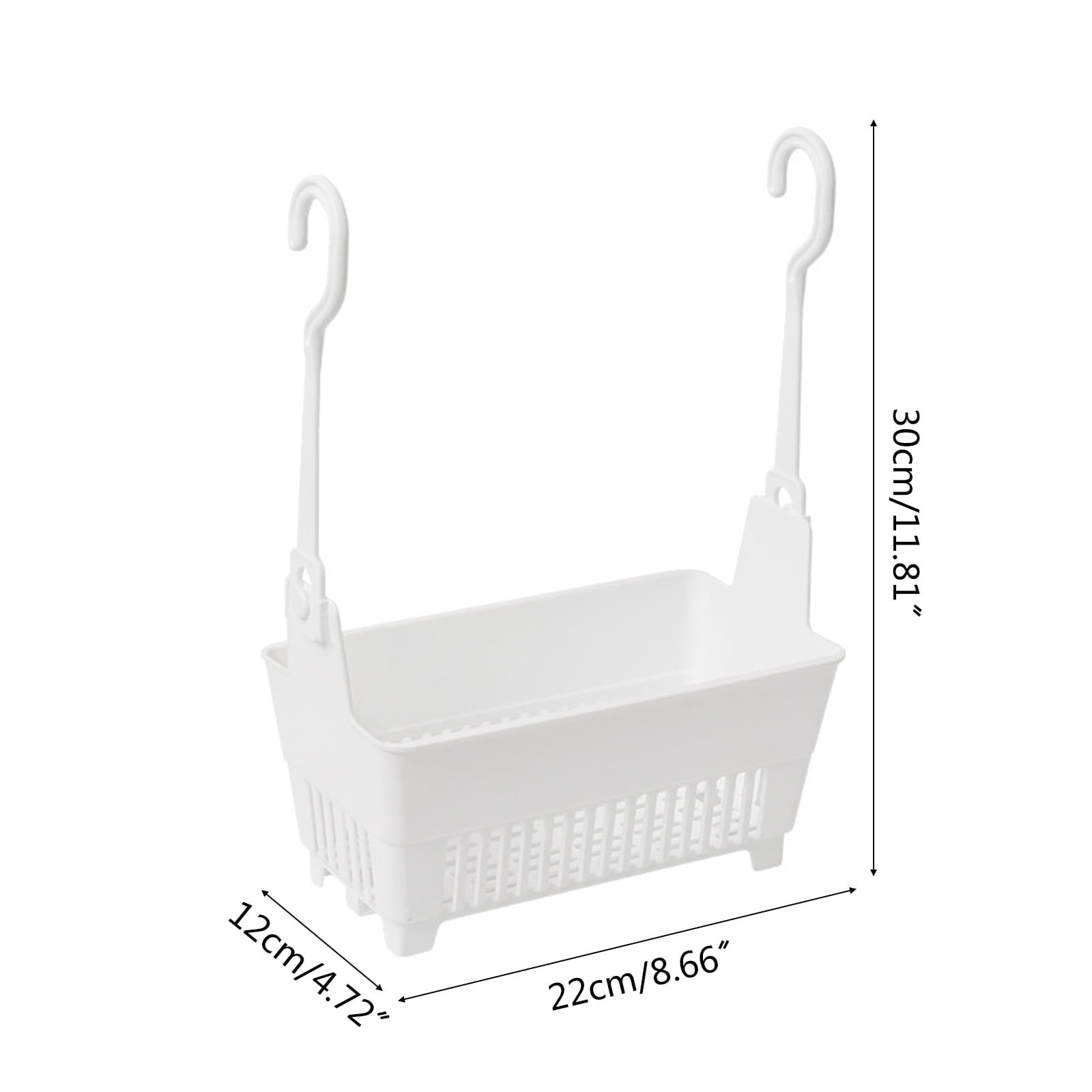 JWDX Rack Clearance, Sundries Hanging Basket Storage Drain Bag Shower Baskets with Hook Organizer As shown V1189-LWWAL-20260325-02059