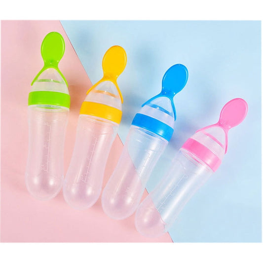 JWDX Glass and Bottle Clearance, Baby Food Feeder 4 Pack Silicone Baby Food Dispensing Spoon Wajiayon 3 Oz V1189-LWWAL-20260325-02061