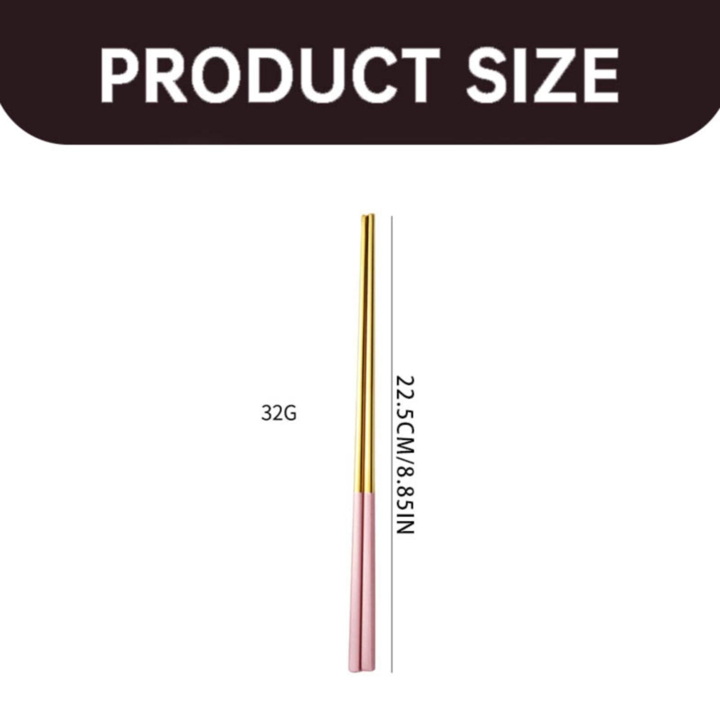 JWDX Tableware Clearance, 1 Pairs Stainless Chopsticks Reusable Dishwasher Noodles Chopsticks Eating Cooking V1189-LWWAL-20260325-02064