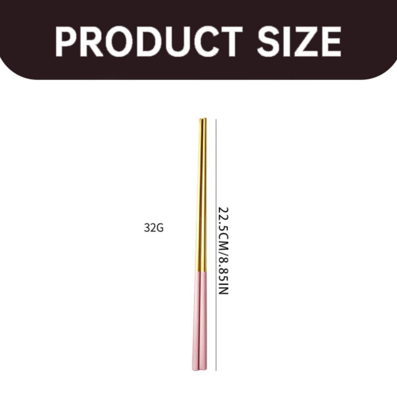 JWDX Tableware Clearance, 1 Pairs Stainless Chopsticks Reusable Dishwasher Noodles Chopsticks Eating Cooking V1189-LWWAL-20260325-02064