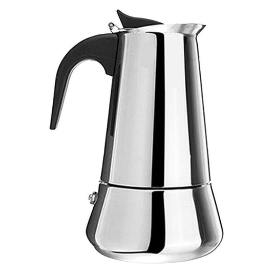Clearance! Eguiwyn Coffee Maker (2 Cup Capacity) Stainless Steel Mocha Espresso Latte Percolator Stove Top V1189-LWWAL-20260325-02075