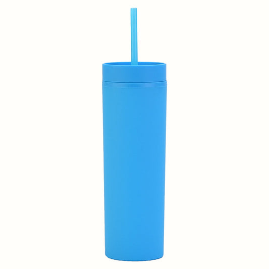 JWDX Glass and Bottle Clearance, 16Oz Tumbler with Lid and Plastic Water Coffee Tumbler Cup Water Bottle Slim V1189-LWWAL-20260325-02080